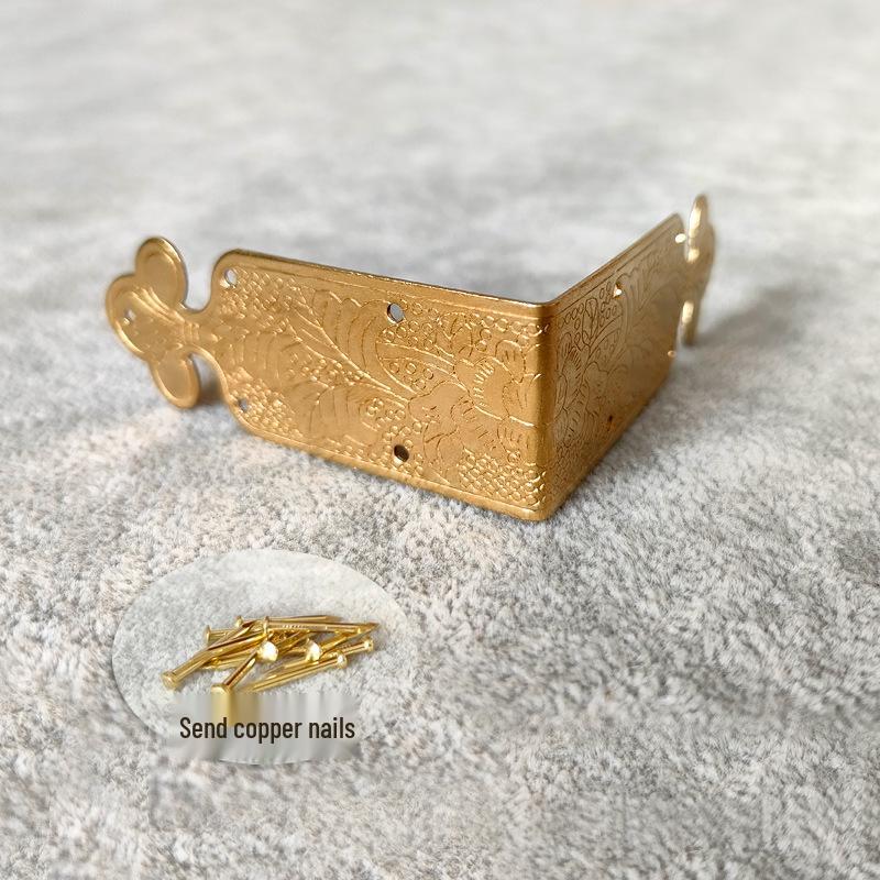 Antique Bronze Double-Sided Corner Protector for Jewelry Box (5cm)