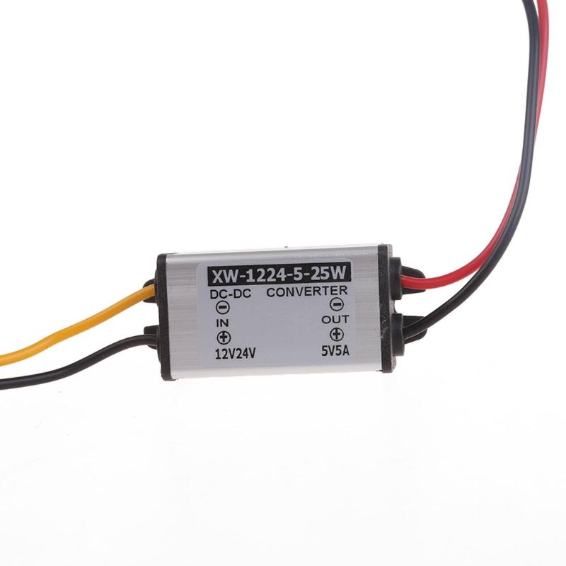 IP67 Waterproof Converter Step Down 12V-24V to 5V 5A/10A/20A/30A/40A Power Supply Adapter Direct Current Buck Modules