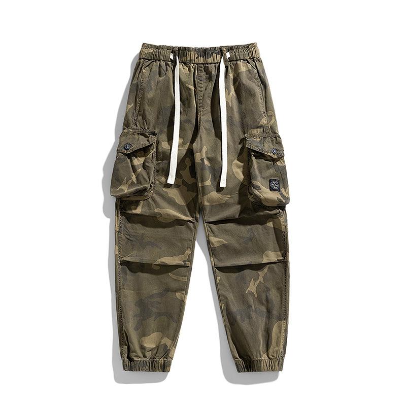 Japanese Retro Work Pants Men's Loose Casual Trousers Men's High-end Trousers