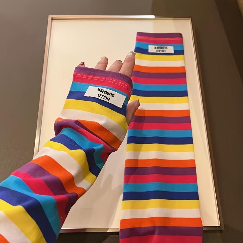 

1 пара солнцезащитных нарукавников с солнцезащитным кремом для вождения, спорта на открытом воздухе, свободных рукавов без пальцев, длинных, 4 цвета