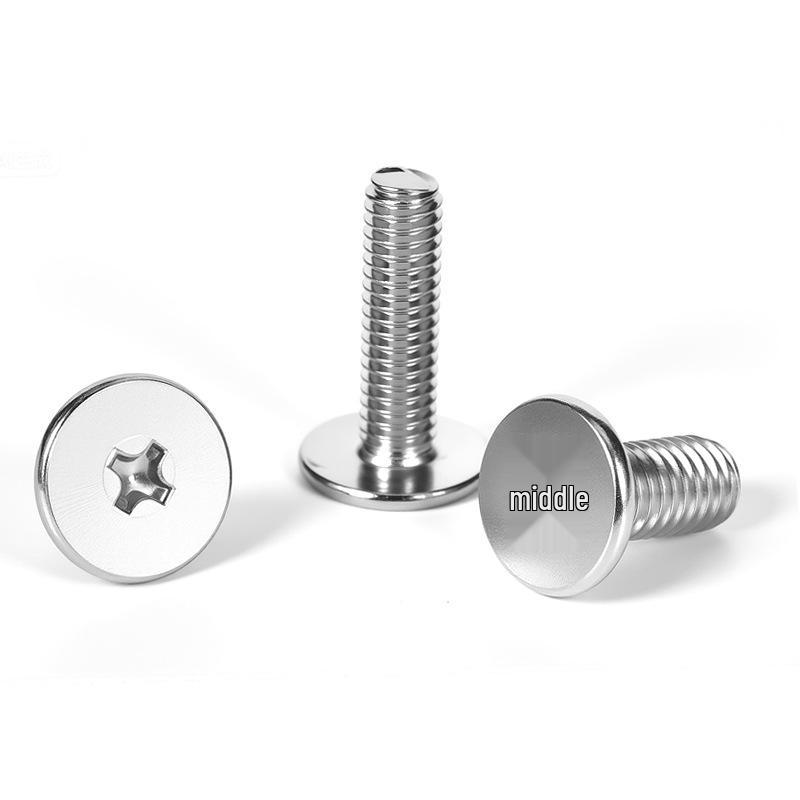 Nickel-Plated Carbon Steel Phillips Pan Head & CM Flat Head Machine Screws M2-M8