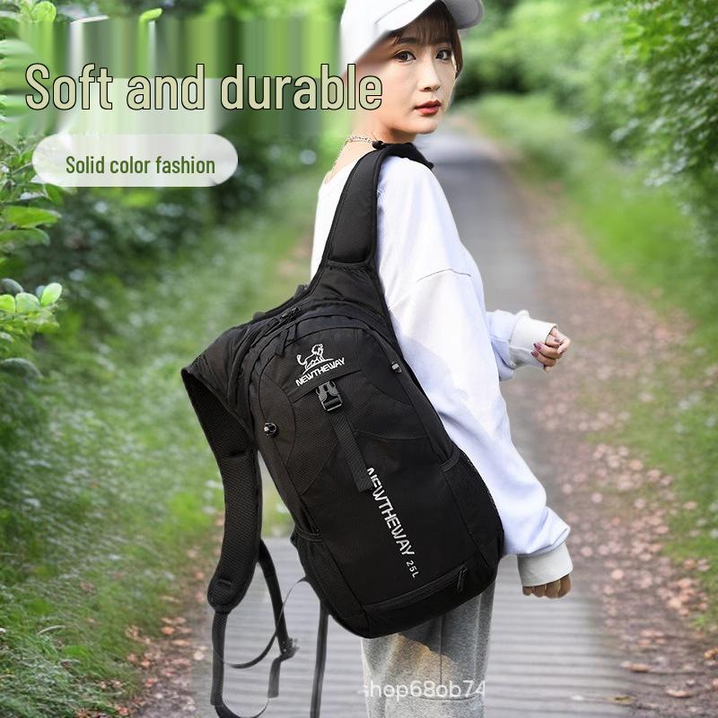 Unisex Large Capacity Outdoor Cycling Backpack - Scratch & Wear Resistant, Breathable Travel Bag.
