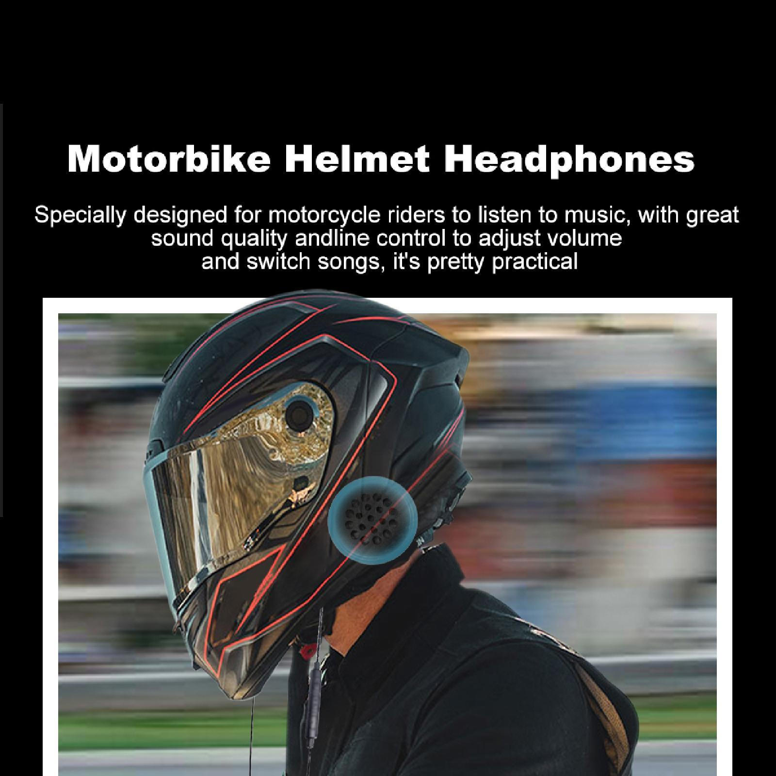 

Шлем Гарнитура Наушники Взрослые Замена Стерео Динамик Наушники для Спорта Мотоцикла Путешествий