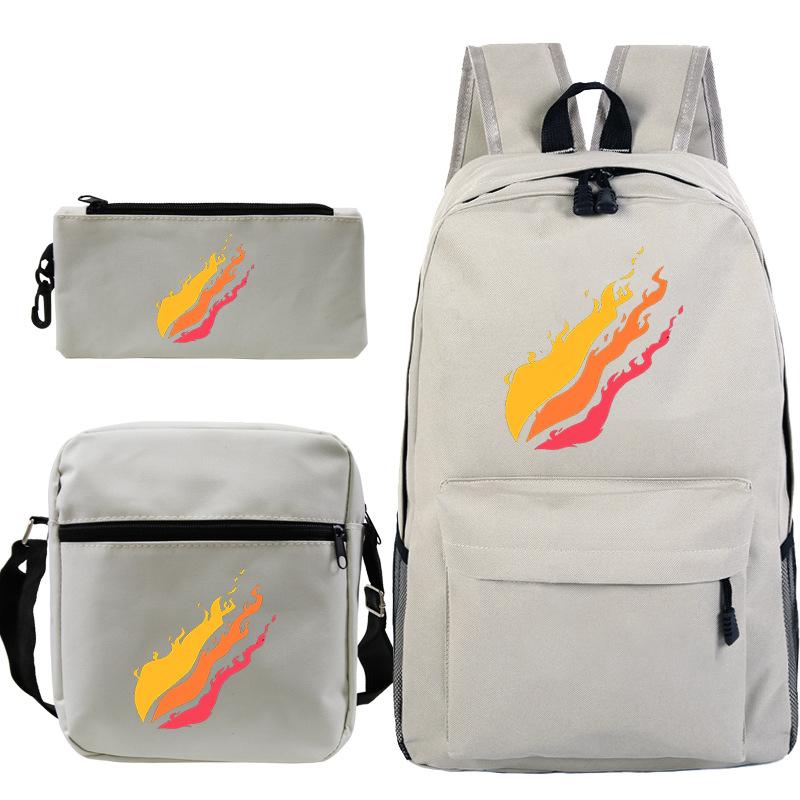 

Рюкзак Повседневный студенческий школьный рюкзак Маленькая сумка через плечо Пенал Набор из трех предметов Three-piece set