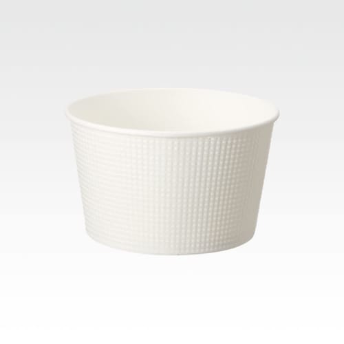 Sunnap Embossed Food Bowls, 20-Piece Set, Takeout Containers, Embossed Paper Bowls, FB9020E (900ml, White)