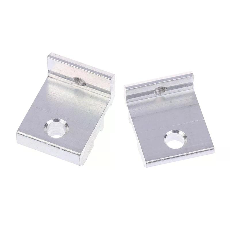 1 Set Fästdelar för Aluminiumprofil Sidopanelfäste Tillbehör 2020 3030 4040