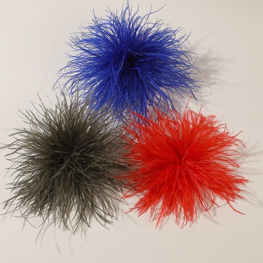 Broches à Plumes Grandes 8-10cm Design Exagéré Broche à Plumes Accessoires Accessoires pour Cheveux