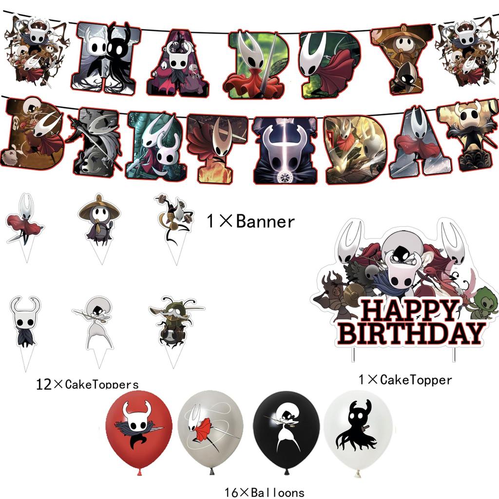 Theme Birthday Party Decoration Birthday Flag Balloons Cake