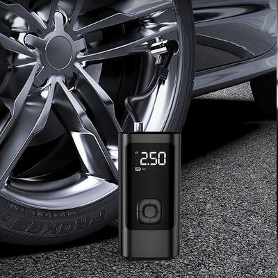 Tragbarer Auto-Reifenfüller Kompressor Wiederaufladbar 4500mAh Akku LCD-Anzeige Elektrische Reifenpumpe Mit LCD-Anzeige 3-150PSI