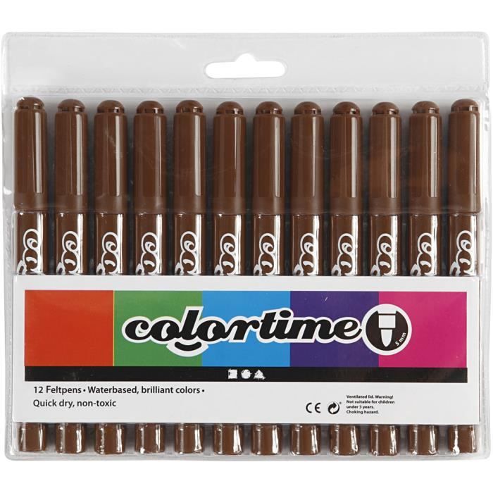 Water-based Markers In Beautiful, High-coverage Colors. Dries Quickly. Ventilated Caps. Ref 37342