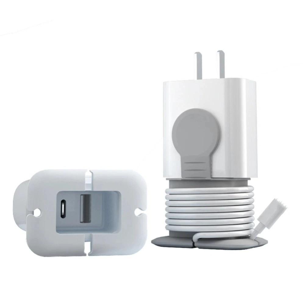 Silicone Material Cable Storage Bracket Protective Design Cable Organizer  Travel Use