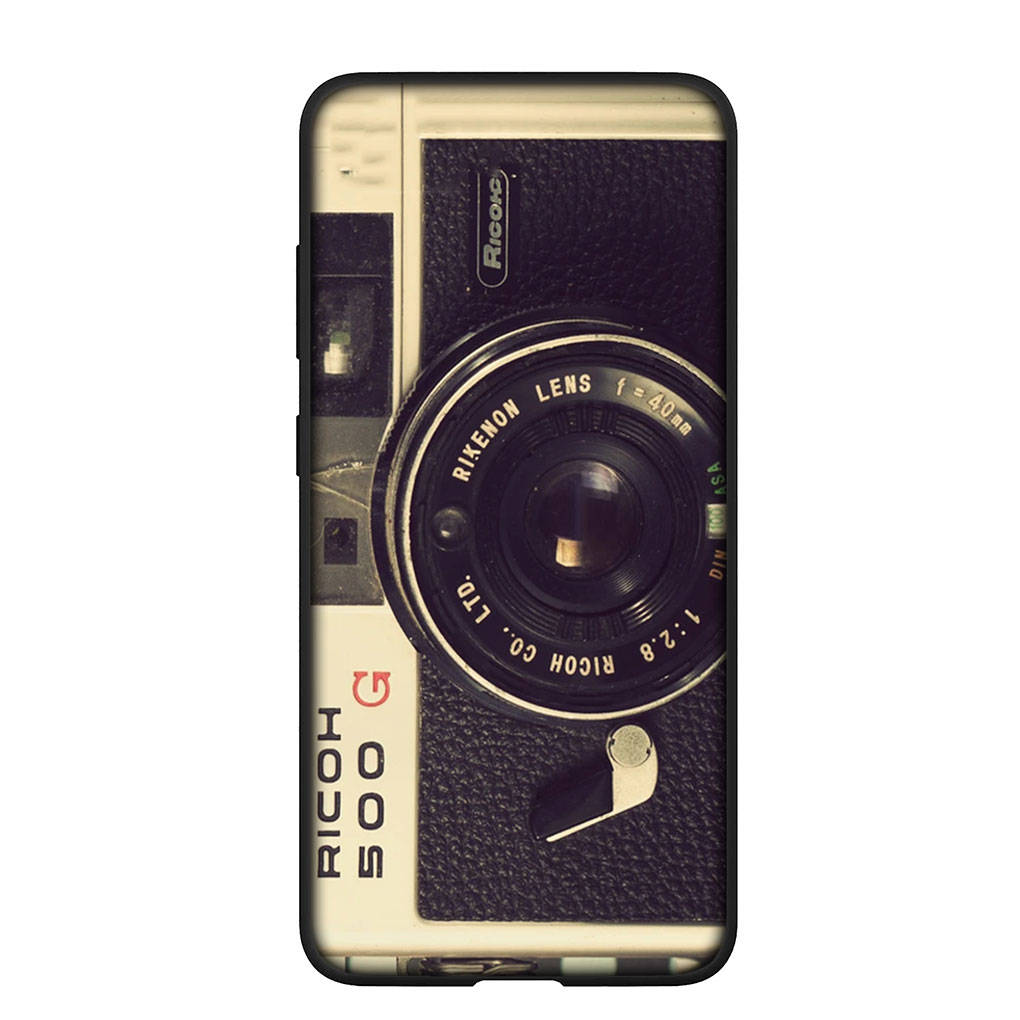 Phone Case for Samsung Galaxy S25 S24 S23 iPhone 16 15 Xiaomi Redmi Note 14 13 12 16E 11 Pro Max OPPO Moto Huawei Retro Camera Vintage Painting Cover
