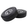2PCS 10 Inch Solid Rubber Tire 4.10 3.50 4 In Anti Explosion Tire Solid Replacement Tires with 5 8 Inch Bearings 2.2in