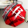 basketball Pride Rockets Umbrella Folding umbrella, automatic umbrella 8-Frame for Travel, camping Use Gift for Halloween Christmas