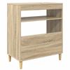 Record Player Stand Sonoma Oak 71 x 39.5 x 83 cm