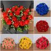 18 Heads Real Happy Flower Mini 10 Colors Natural Simulated Rose Photography Photo Gift Valentine's Day Flowers Home Decorative
