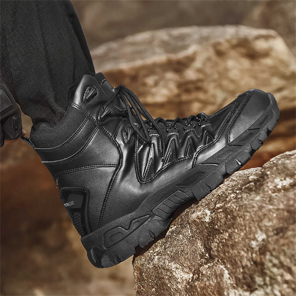 Fashion Synthetic Leather Platformed Sports Products Casual Boots For Men's Dress Black Dress Shoes Man Sneakers Supplies Outing