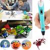 3d Drawing Pen With Pvc Sketchpad And Scissor For Children Art Gift