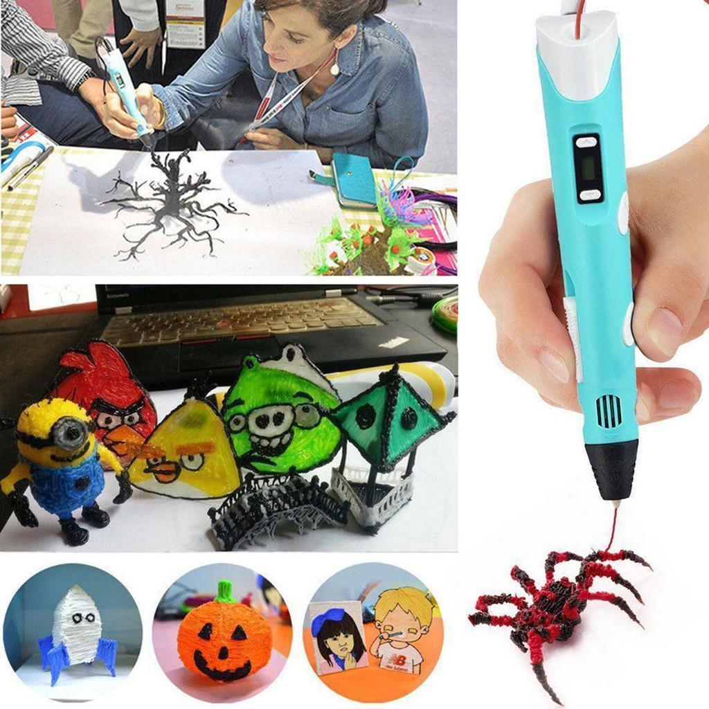 3d Drawing Pen With Pvc Sketchpad And Scissor For Children Art Gift