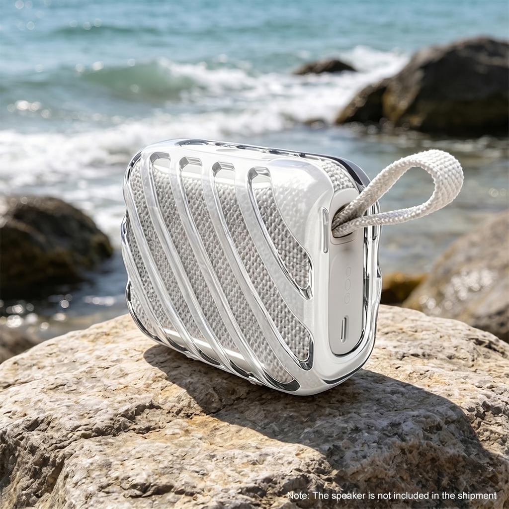 Funda Protectora de TPU Hueca para Altavoz GO 5 Compatible con Bluetooth Funda Antiarañazos con Cortes Precisos a Prueba de Golpes