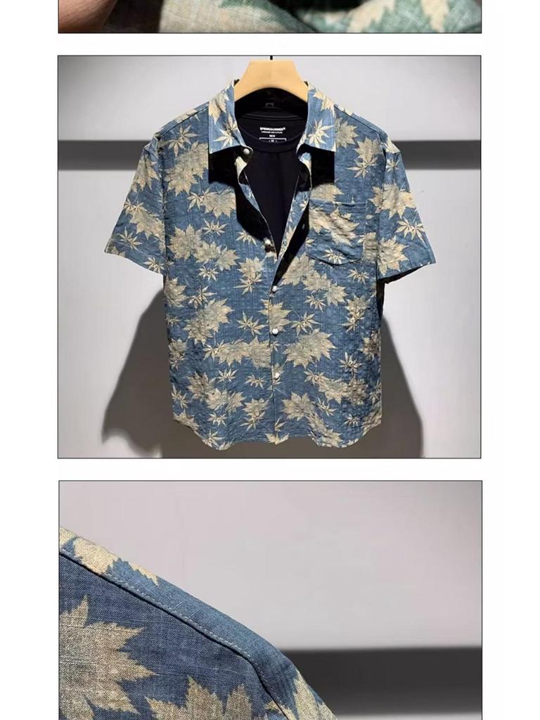 2024 Summer Trendy Men's Short Sleeve Yuppie Shirt