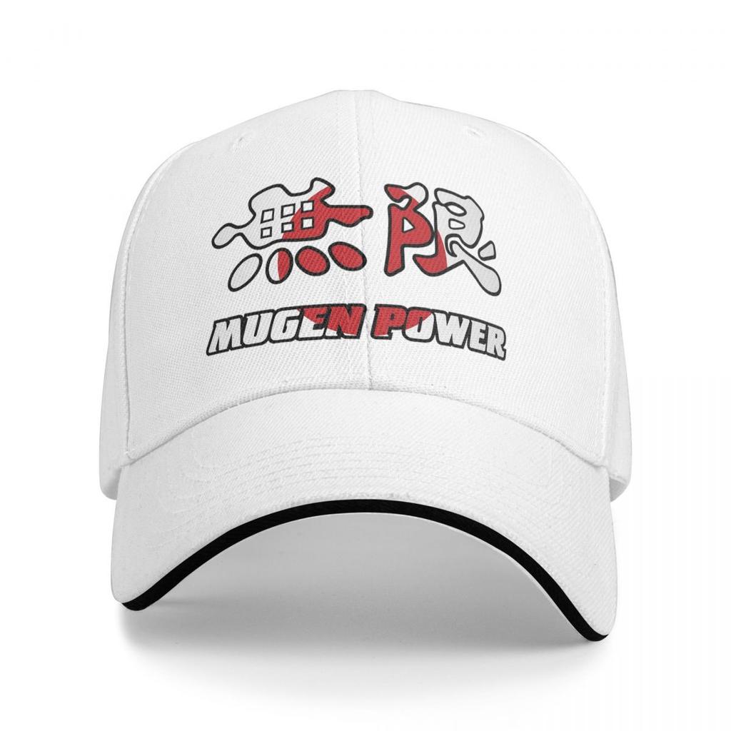 Unisex Baseball Hats Mugen Power Racing Logo Outdoor Streetwear Summer Sports Baseball Caps Hip Hop Cap Casquette Hats