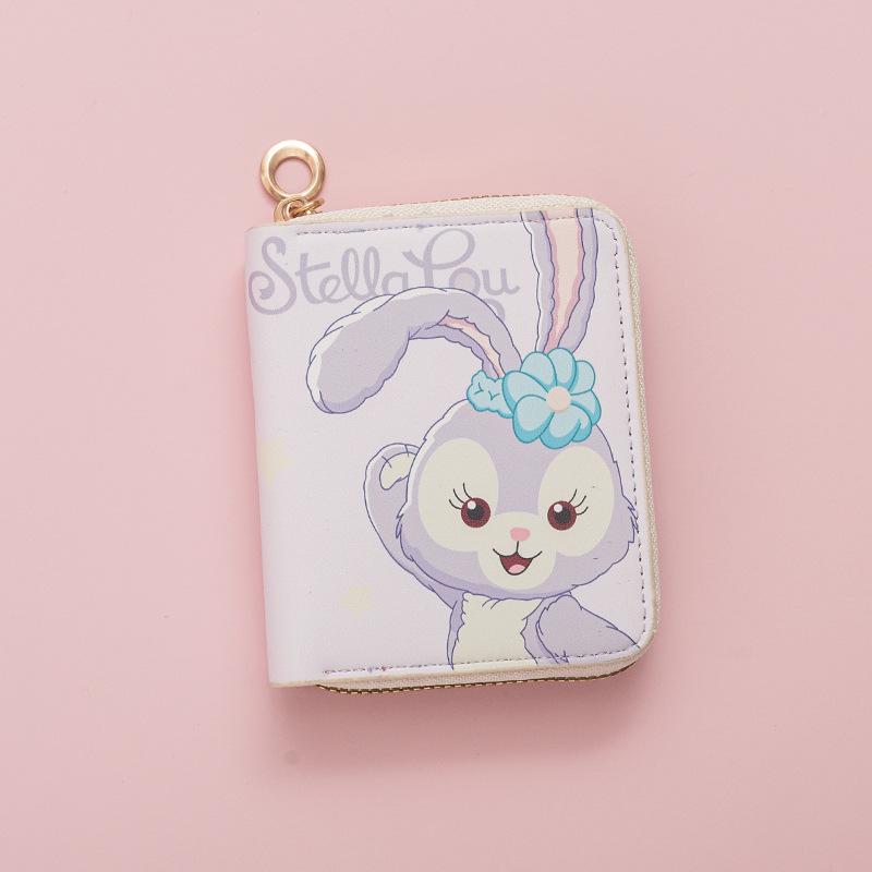 2024 Fashion Cartoon Mini Wallet: Short Zipper, Coin Purse, Student Card Holder