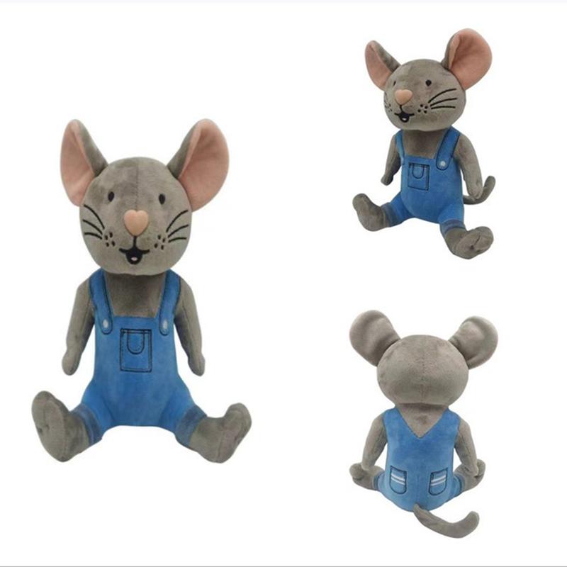 New 25cm If You Give A Mouse A Cookie Plush Toy Cartoon Stuffed Soft Toy Christmas Birthday Gift for Children