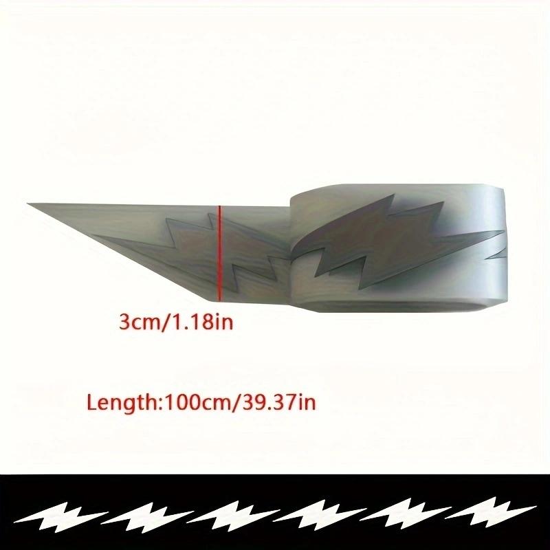 Sicherheits Silber Reflektierendes Band Aufbügelbares Wärmeübertragungs-Vinylfolie Aufkleber DIY Band für Kleidung