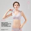 Seamless Sports Bra Women Push Up Large Breast Minimizer Small Chest Gather Wireless Bralette