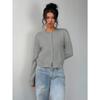 Women S Short Loose Solid Knit Cardigan Casual Sweater Coat