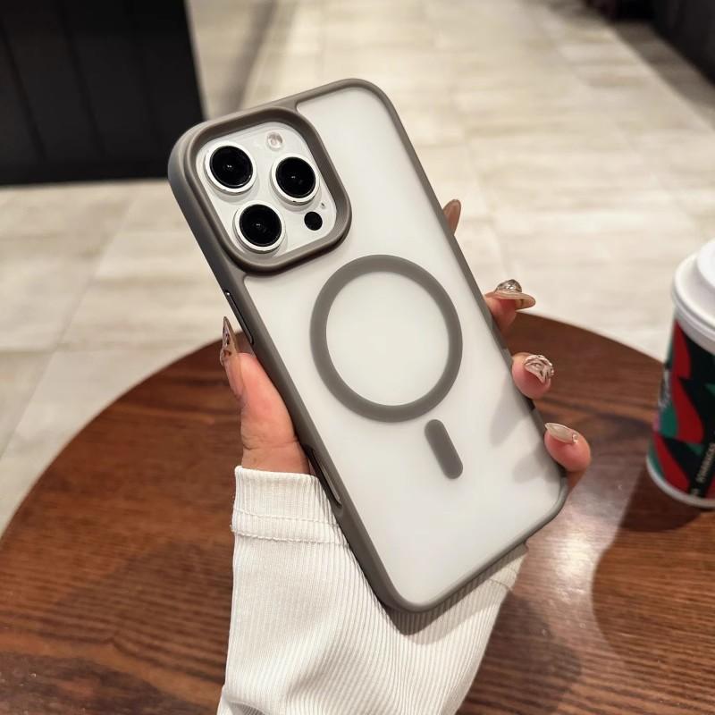 

Applicable To Apple 16proMax Skin-sensitive Magnetic Suction Phone Case IPhone 15 High-end Matte 14 Anti-fall Protection Case iPhone13