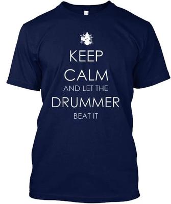 Let The Drummer Beat It T-Shirt Hergestellt in den USA Größe S bis 5XL