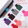 Notebook Accessories Multicolor Leather Self-adhesive Pens Holder Pencil Elastic Loop Pen Clips