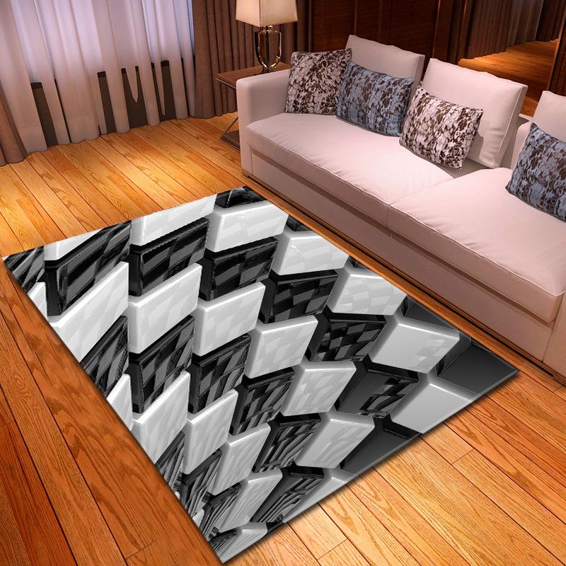

Creative 3D Lego Living Room Carpet Bedroom Dining Room Floor Mat Dimensions 99.1*152.4cm