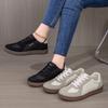 Women Shoes Spring Trendy Fashion Casual Shoes Flat Versatile Classic Board Shoes Casual daily Comfortable Lightweight Non-slip Soft sole Easy to wear
