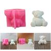 Crochet Bear Animal Silicone Molds for Candle Soap Chocolate Candy Cake Fondant Decoration Cement Gypsum Silicone Molds