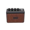 Portable Guitar Amp 10W BT Speaker 2 Clean Distortion Channels AUX Input Headphone Jack Rechargeable Silent for Outdoor