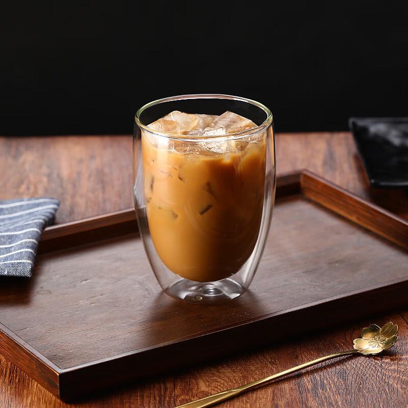 Shangqi 450ml Glass Beverage Cups (Set of 2)