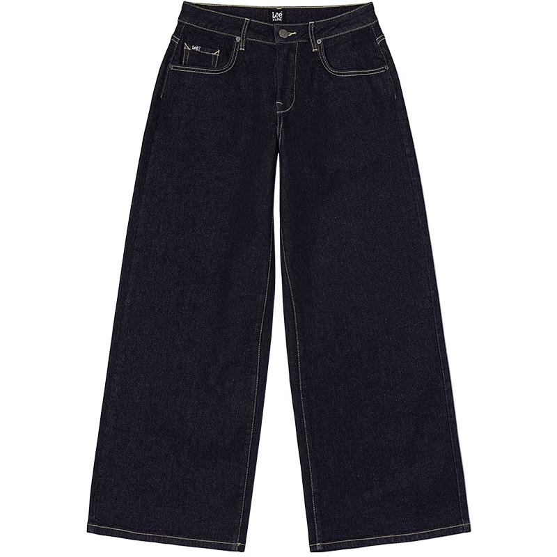 

Lee Women s Low-Rise Wide-Leg Washed Denim Jeans 27