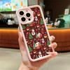 Colorful Christmas Pattern for iPhone16ProMax iPhone 14 Case 13/15 Cute Cartoon 12/11