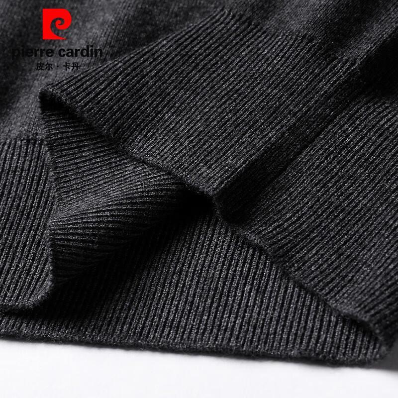 Pánský pletený svetr Pierre Cardin s falešným rolákem a krátkým rukávem ze směsi vlny