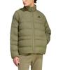 Adidas Puffer Jackets Men's Olive Green Hooded (Non-detachable)
