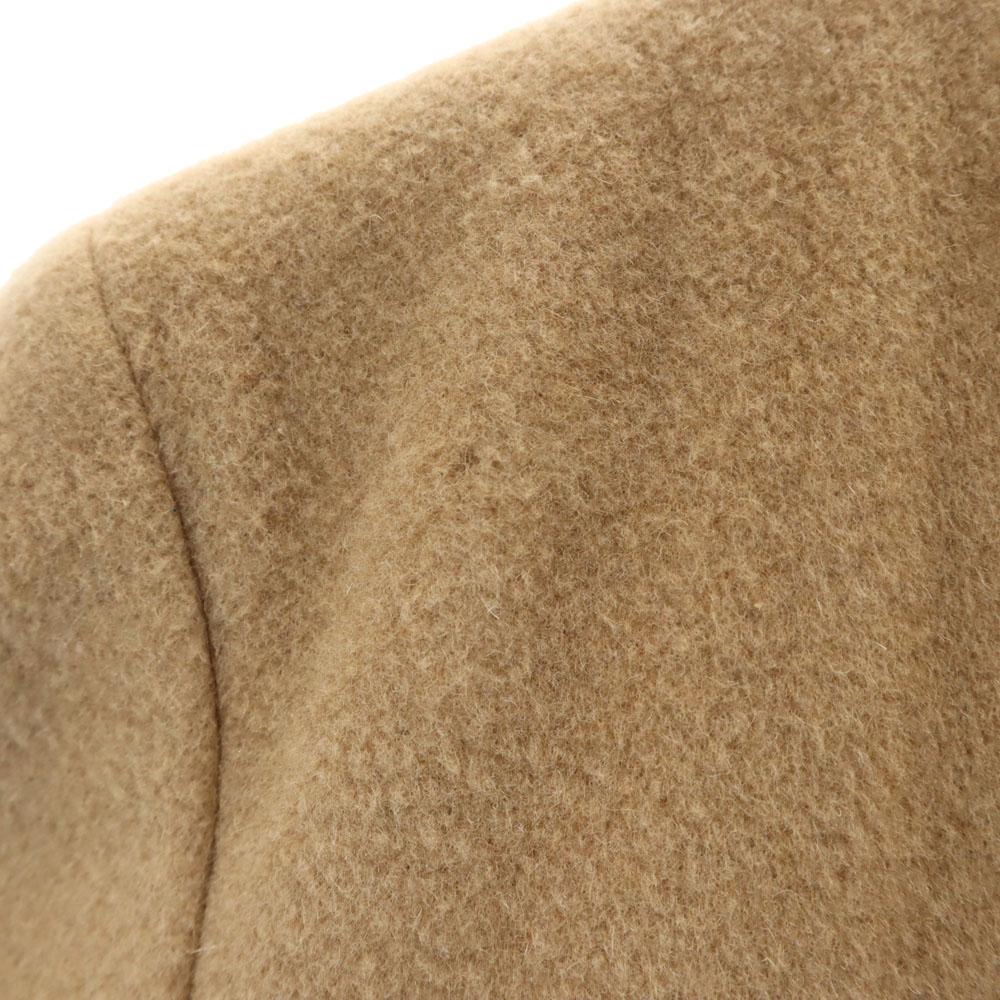 Jil Sander Italian Camel Hair Chester Coat 38 Beige Brown Women Used