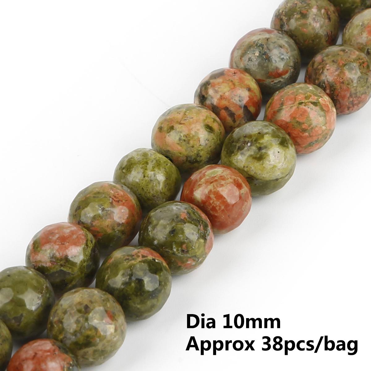 

Натуральный цветок, зеленый камень, граненые круглые свободные бусины, прядь 15 дюймов, 4, 6, 8, 10 мм, размер на выбор для изготовления ювелирных изделий 10mm 38pcs