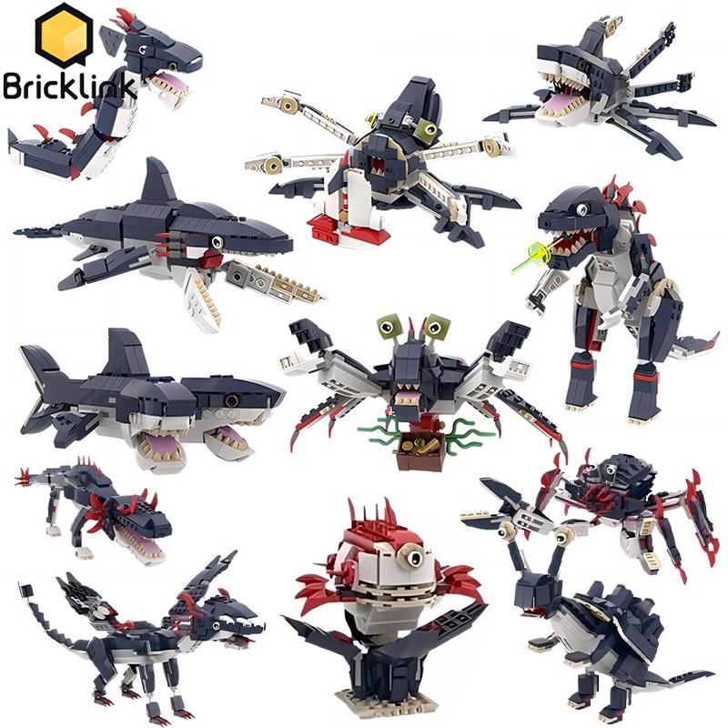 Bricklink Fikirler Subnautica Derinlerin Canavarları 31088 Deniz Aç Kurt Dünya Yaratıcı Yapı Blokları Çocuk Oyuncakları Noel Hediyesi
