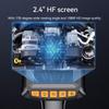 Industrial Endoscope Camera 8mm Digital Pipeline Inspection Camera With 2.4inch IPS 8 LED for Car Pipe Inspection Borescope