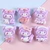 10Pcs New Kawaii Cute Candy Bow Tie Cartoon Animalseries Flat Bottom Scrapbook Diy Jewelry Making Hairwear Accessorie A130