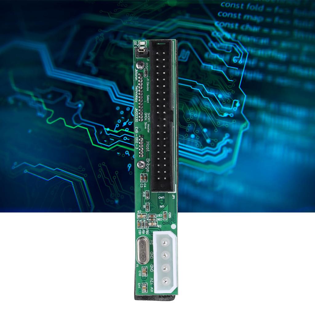 Adapter Card SATA to IDE 40 Pin Female to Male Hard Disk Converter Reader Computer Accessories