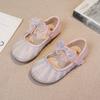 Spring and Autumn Fashion Star Rhinestone Bowknot Girls Beautiful Sandals